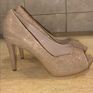KURT GEIGER Gold Mesh Stilletos